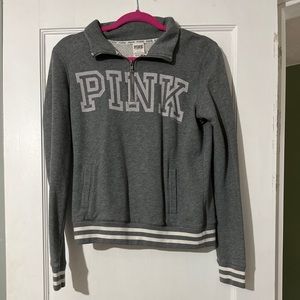 Victoria secret pink quarter zip
